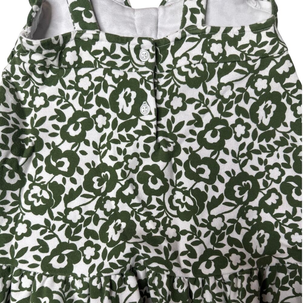 Janie and Jack Baby Girl Floral Ruffle Sundress 18-24M Green Cottagecore - Picture 9 of 13